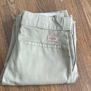 Dickies Men's Khaki Chinos 874 30x32